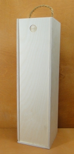 Skrzynka na wino jasna - sklejka drewniana (L200)