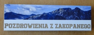 Zakopane - magnes panorama (P1233ZAK1/G)