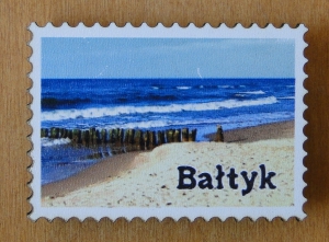 Bałtyk - magnes znaczek pocztowy (P1235BAŁ1)