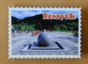 Szczyrk - magnes znaczek pocztowy (P1235SZY1)