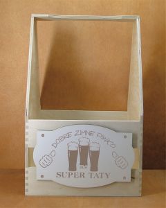 Dla Taty - Skrzynka na piwo z emblematem  (P1242W23)
