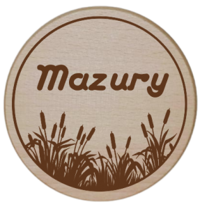 (L184G33) Mazury - podkładka drewniana
