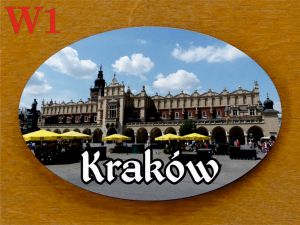 Kraków - magnes owal (P717KRA)