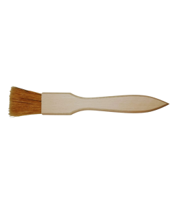 (L49) 18 cm Pędzel płaski wąski do ciast z naturalnym włosiem