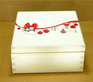 Świąteczne pudełko z nadrukiem (P1382W2)