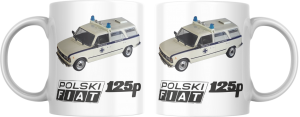 (K330M15) Fiat 125 p - kubek z nadrukiem