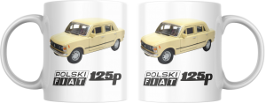 (K330M6) Fiat 125p - kubek z nadrukiem