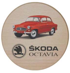 (P1206W3) Skoda Octavia - Podkładka drewniana