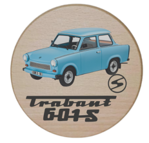 (P1206W8) Trabant 601S - Podkładka drewniana