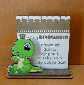 Urodzinowy stojak dinozaur (P1286SKW18)
