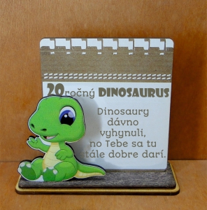 Urodzinowy stojak dinozaur (P1286SKW20)