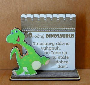 Urodzinowy stojak dinozaur (P1286SKW60)