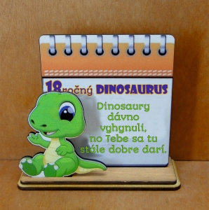 Urodzinowy stojak dinozaur (P1287SKW18)