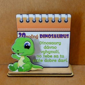 Urodzinowy stojak dinozaur (P1287SKW20)