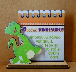 Urodzinowy stojak dinozaur (P1287SKW50)