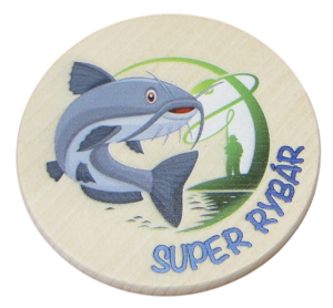 (P1320SKW10) Super rybar - Podkładka drewniana