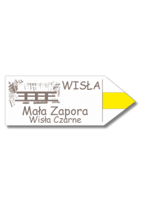 (P1472WIS5) Oznaczenie szlaku - magnes 1W