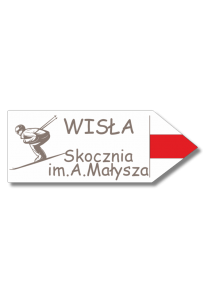 (P1472WIS8) Oznaczenie szlaku - magnes 1W