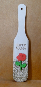 (P595SKW1) Super Mama - Naleśnikówka z różą