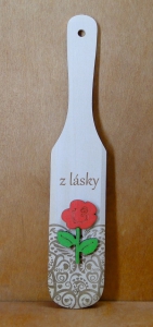 (P595SKW9) Z lasky - Naleśnikówka z różą