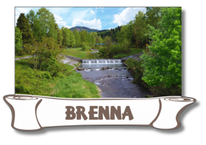 (P908BRE4) Brenna - magnes z papirusem