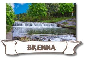 (P908BRE5) Brenna - magnes z papirusem