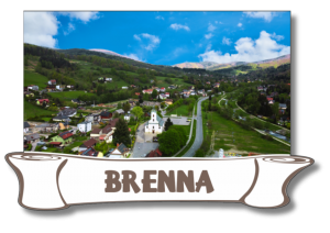 (P908BRE6) Brenna - magnes z papirusem