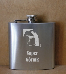 Super Górnik - Piersiówka grawerowana (P1280W1)