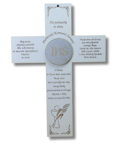 Pamiątka I Komunii Świętej - Krzyż (P1224W4)