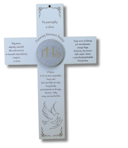 Pamiątka I Komunii Świętej - Krzyż (P1224W3)