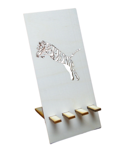 Stojak na telefon z wyciętym tygrysem (P907W12)