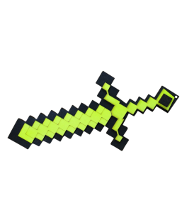 (P1143W2) Miecz Minecraft 35 cm fluorescencyjny