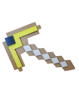 (P1137W2) Kilof Minecraft 30 cm złoty