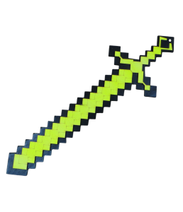 Miecz Minecraft fluorescencyjny 52 cm XL (P1419W2)