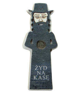 Żyd na kasę - figurka magnes (P299)