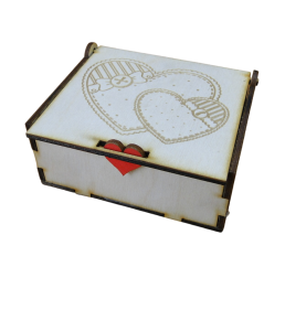 Pudełko z serduszkami (P1003W1)