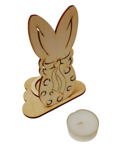 (P57W7) Wielkanocny stojaczek ze świeczką tealight