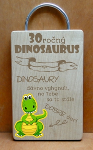Urodzinowa deska dinozaur (P1289SKW30)