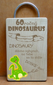 Urodzinowa deska dinozaur (P1289SKW60)