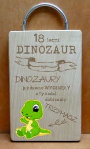 Urodzinowa deska dinozaur (P1289W18)
