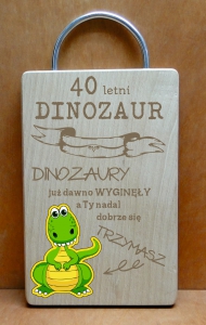 Urodzinowa deska dinozaur (P1289W40)