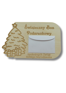 (P1440W1) Bon upominkowy grawerowany