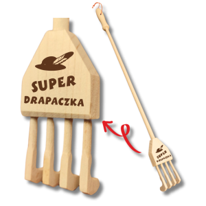 (P868W1) Super Drapaczka - Drapaczka  drewniana