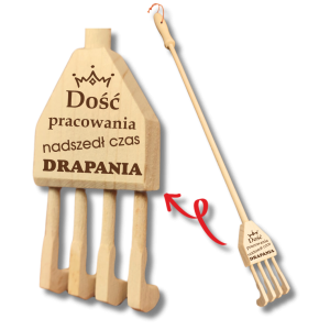 (P868W13) ...Czas drapania - Drapaczka drewniana