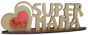 Super Mama - stojak napis (P986W3)