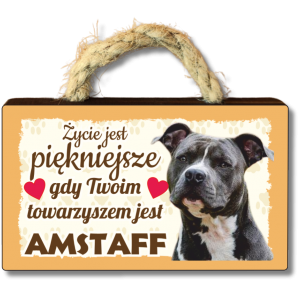 (P620W39) Amstaff - magnes na lodówkę