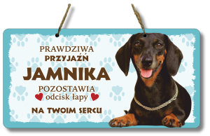 (P552W44) Jamnik - Zawieszka na drzwi