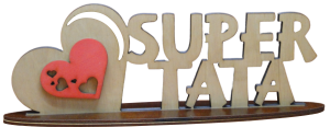 Super Tata - stojak napis (P986W4)