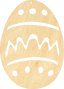 (P389W5) 15 cm Wielkanocna pisanka ażur