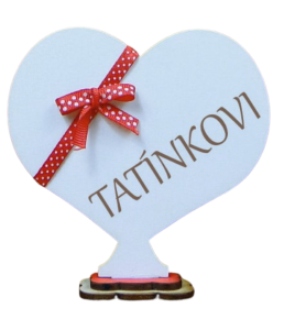(P732SKW6) Tatinkovi - serce stojak